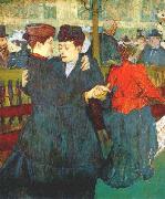 At the Moulin Rouge, Two Women Waltzing, Henri De Toulouse-Lautrec